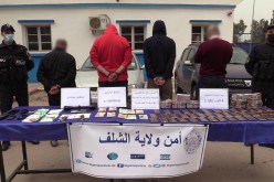 الشلف: توقيف 4 أشخاص وحجز أزيد من 4 كلغ كيف
