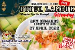 سفارة ماليزيا تدعو الجزائريين لتذوق أطباقها الرمضانية مجانا