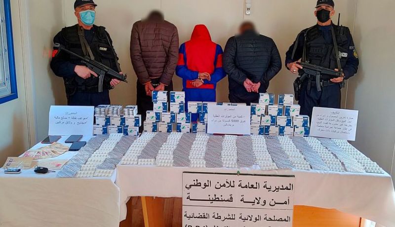 BRI قسنطينة يحجز أكثر من 5 آلاف قرص مهلوس