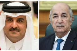 أمير دولة قطر يهنئ رئيس الجمهورية بعيد الفطر