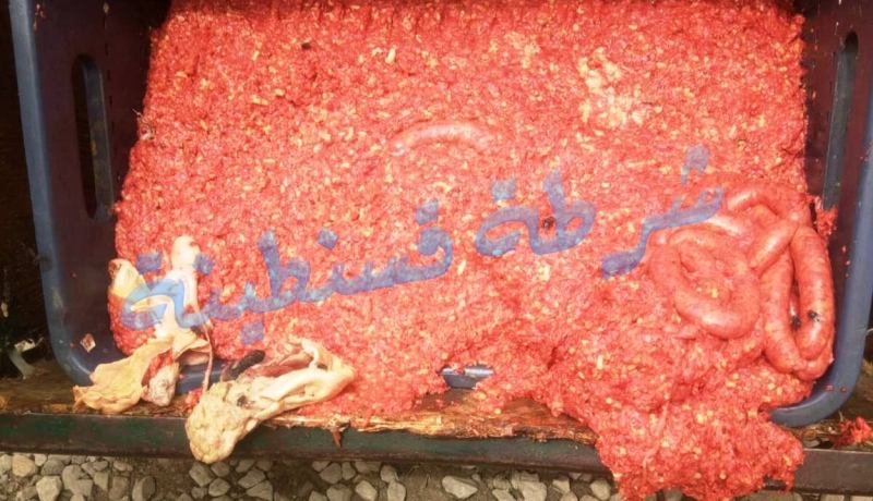 قسنطينة: حجز قرابة 5  قناطير من اللحوم غير الصالحة للاستهلاك