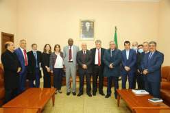 يوسف شرفة يستقبل الأمين المساعد للاتحاد الدولي للنقابات