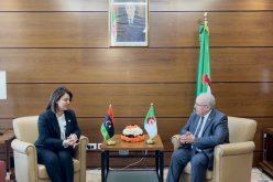 لعمامرة يستقبل وزيرة الخارجية والتعاون الدولي لدولة ليبيا