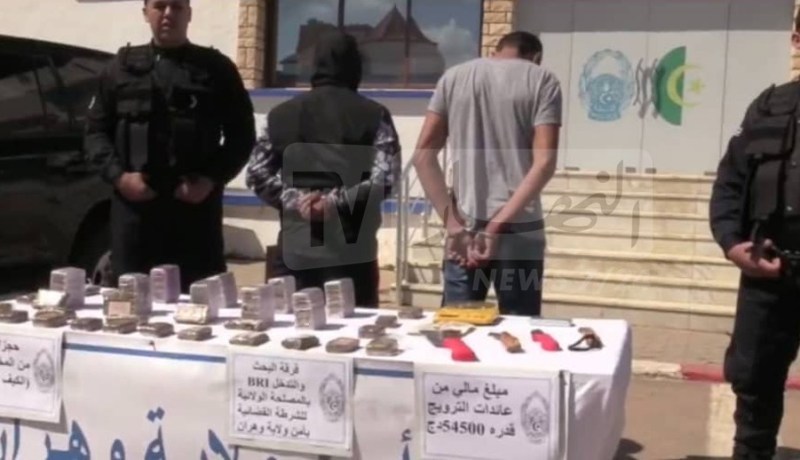 وهران: الإيقاع بشبكة منظمة مختصة في التهريب الدولي للكيف