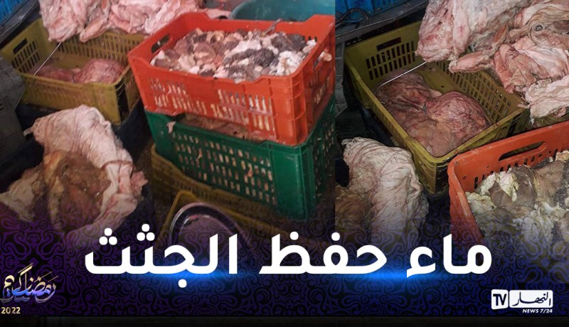 حجز أكثر من 3 طن أحشاء البقر متعفن في وهران