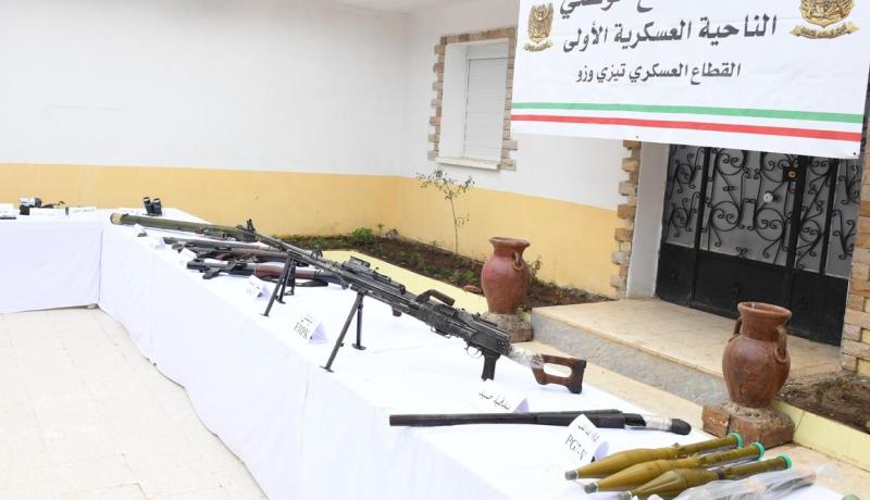 تدمير مخبأ للإرهابيين واسترجـاع صـاروخ أرض-جـو Strela-M2 بتيزي وزو