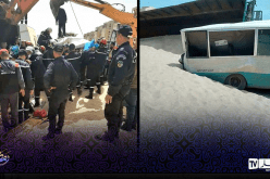 مستغانم: 4 وفيات في إصطدام شاحنة لنقل السكر بحافلة لنقل المسافرين