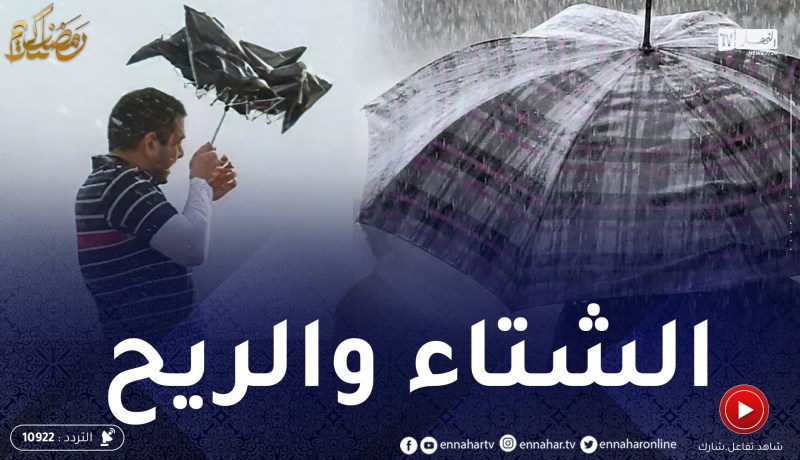 أحوال الطقس: أمطار رعدية ورياح قوية على المناطق الشمالية للوطن