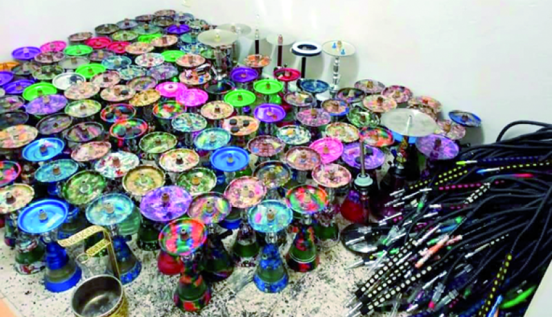 الأمن يحجز 176 وحدة شيشة بلواحقها بوهران