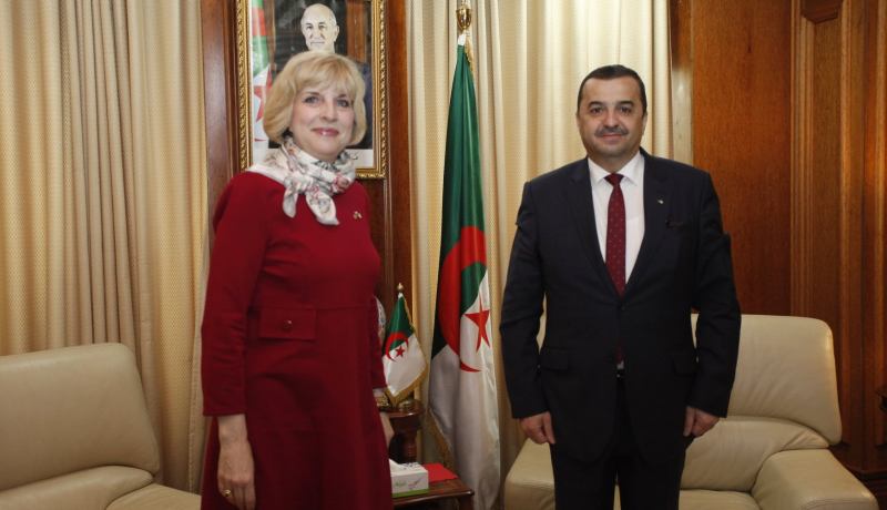 عرقاب يؤكد على أهمية الشراكة الإستراتيجية بين المؤسسات الجزائرية والأمريكية