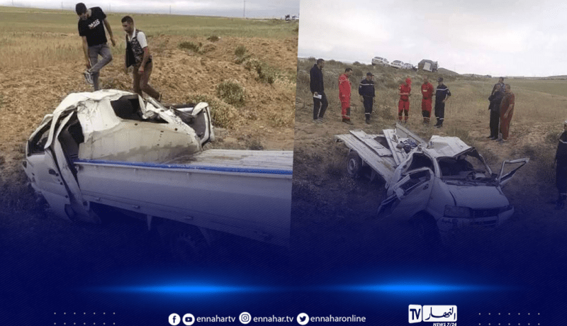 خنشلة.. إصابة شخصين بجروح خطيرة في حادث مرور ببلدية انسيغة