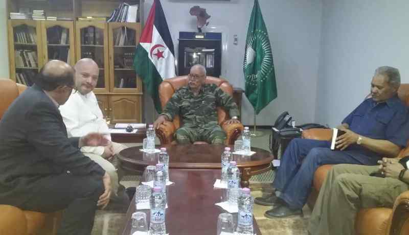 الرئيس الصحراوي يستقبل نائب وزير الخارجية الفنزويلي