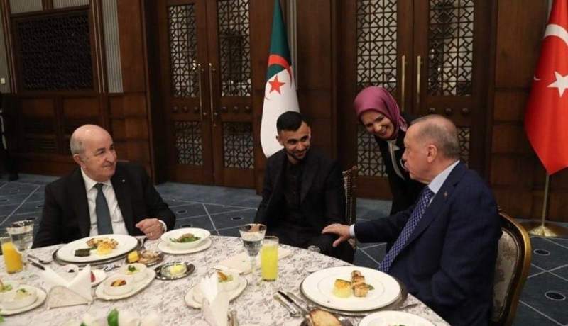 غزال يحظى باستقبال الرئيسين تبون وأردوغان