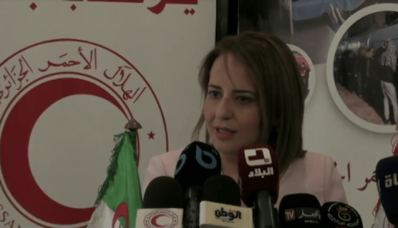 ابتسام حملاوي: هذه مشكلة الهلال الأحمر