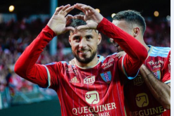 بالفيديو.. بلايلي هدافا رفقة بريست أمام بوردو