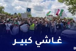 بالصور.. جماهير الخضر تحتج أمم مقر الفيفا لانصاف المنتخب الوطني