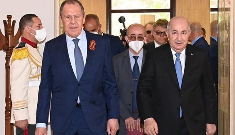 رئيس الجمهورية يستقبل وزير الخارجية الروسي