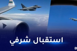 إيطاليا تخصص مقاتلتين من سلاحها الجوي لمرافقة الطائرة الرئاسية ترحيبًا برئيس الجمهورية