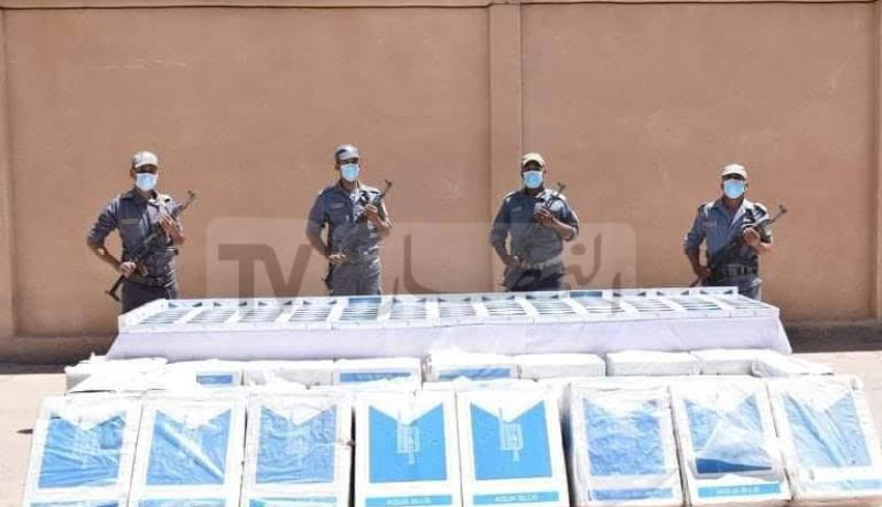 الوادي..حجز ازيد من 18الف علبة تبغ مهربة