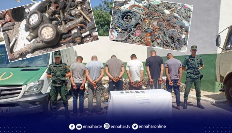 عنابة..درك برحال يحجز أزيد من 17 قنطار من المواد النحاسية ويوقف 6 أشخاص