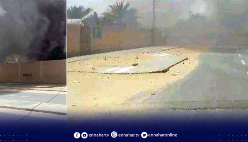 الوادي.. حريق يأتي على 4 مركبات بحضيرة المحجوزات بقباضة الجمارك بالطالب العربي
