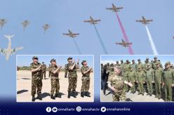 بالصور..الفريق شنقريحة يشيد وينوه بالاحترافية العالية التي تحلى بها  الطيارون في العرض الجوي