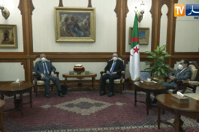 رئيس الجمهورية يستقبل رئيس حركة البناء الوطني عبد القادر بن قرينة