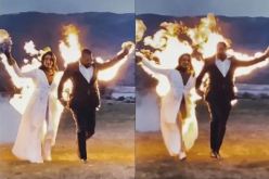 أغرب زفاف في العالم.. عروسان يضرمان النار في جسديهما