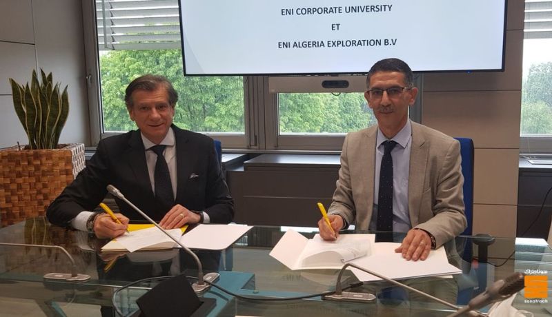 إمضاء إتفاقية تعاون بين المعهد الجزائري للبترول والجامعة المشتركة لإيني الإيطالية