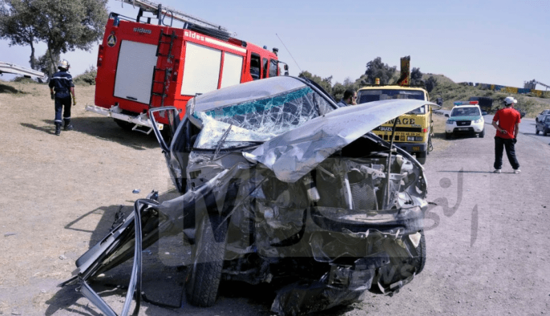 وفاة خمسينية في اصطدام سيارتين ببومرداس