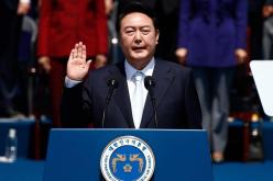 خلال حفل تنصيبه..هذه رسالة الرئيس الكوري الجنوبي الجديد لكوريا الشمالية