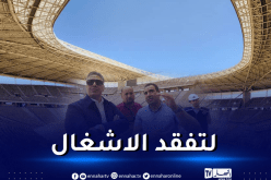 بالصور.. وزير السكن يقوم بزيارة مفاجئة لملعب براقي