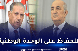 قوجيل: الإلتفاف حول رئيس الجمهورية وسياسته واجب وطني على كل مواطن ومواطنة