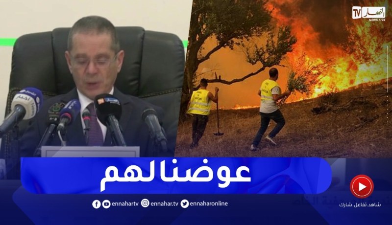 وزير الفلاحة: تعويض الفلاحين والموالين المتضرريين من الـحرائق