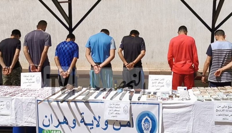 وهران: حجز 1694 قرصا مهلوسا وكوكايين بحوزة شبكتين إجراميتين