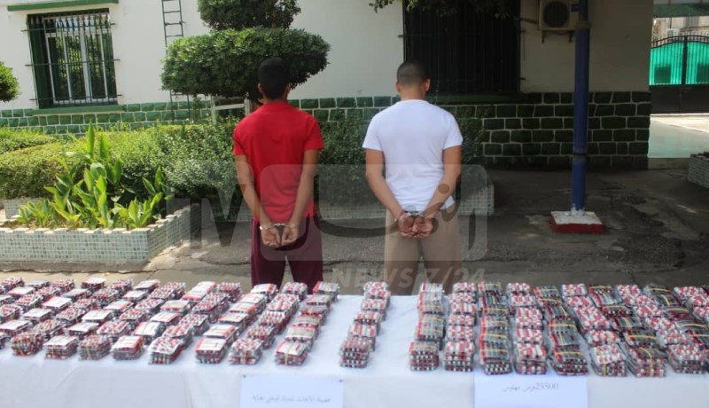 درك عنابة يحجز أكثر من 25 ألف قرص مهلوس ويوقف شخصين