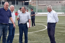 بالصور.. لجنة تأهيل الملاعب تباشر مهامها من خنشلة