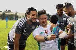 بالفيديو.. لاعبو الخضر يستقبلون أطفال “متلازمة داون”  بسيدي موسى