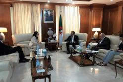 عرقاب يستقبل المديرة العامة لشركة سيمنس للطاقة لإفريقيا