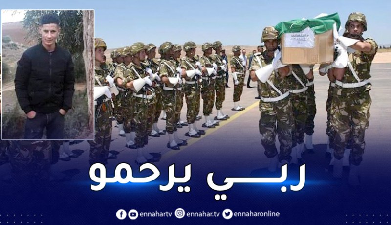 معسكر.. جثمان شهيد الواجب الوطني حمادوش بوعمرة يوارى التراب بمسقط راسه بالغمري