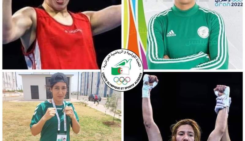 بالصور.. أربع ملاكمات جزائريات يبلغن نهائي ألعاب البحر المتوسط