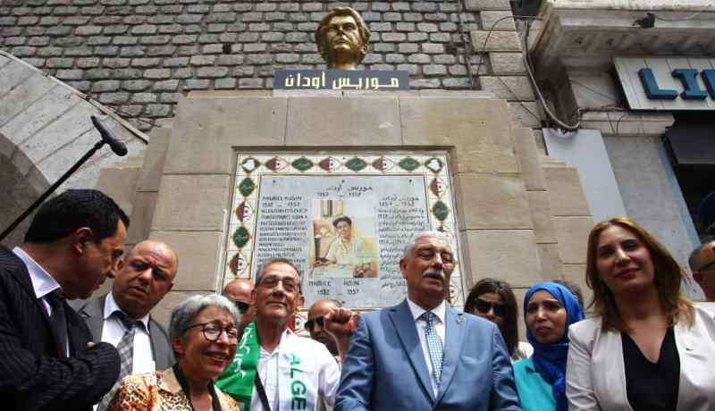 إقامة نصب تذكاري للمناضل موريس أودان بالعاصمة