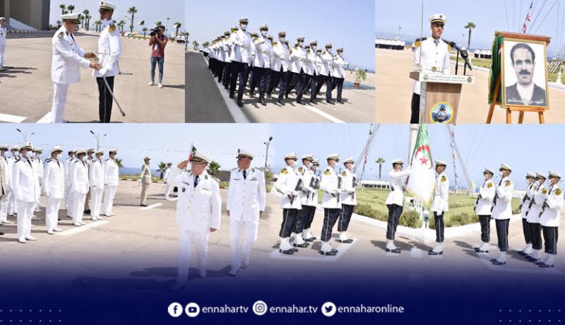 اللواء بن مداح يشرف على تخرج الدفعات بالمدرسة العليا للبحرية بتامنفوست