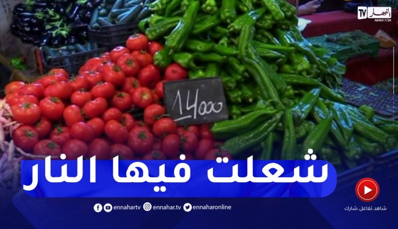 تجارة: إرتفاع أسعار الخضر في عز موسمها والطماطم على رأس القائمة