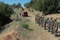 تنفيذ تمارين مكافحة حريق غابة محاذي لتجمع سكني بمستغانم ومعسكر وتلمسان