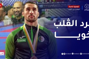 الجمهور يثني على آداء حسين دايخي بعد بلوغة النهائي على حساب المغربي سريتي مهدي