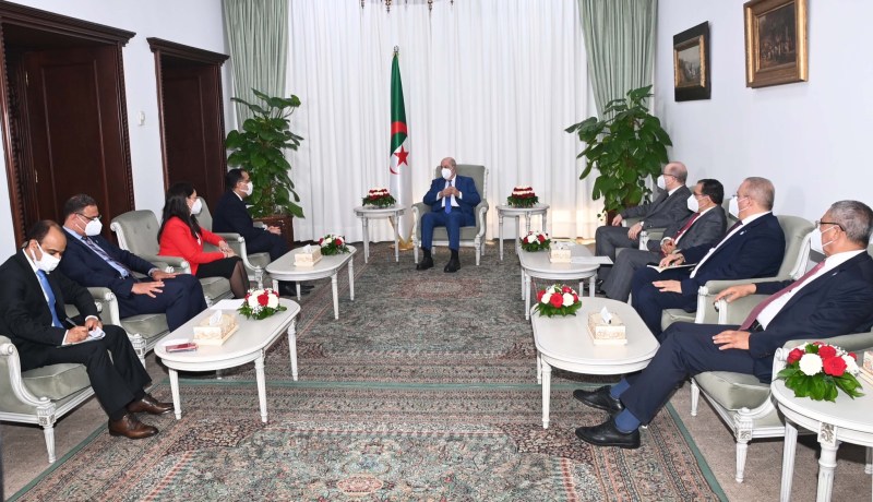 رئيس الجمهورية يستقبل رئيس مجلس الوزراء المصري