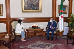 رئيس الجمهورية يستقبل رئيسة حزب تجمع أمل الجزائر فاطمة الزهراء زرواطي