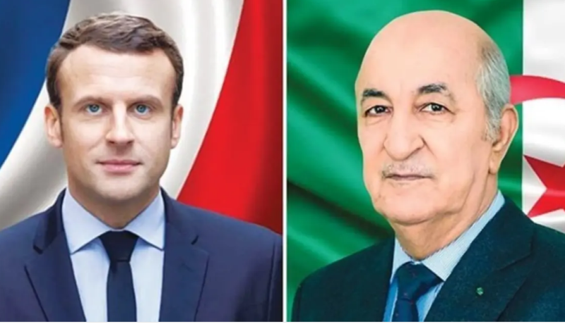 رئيس الجمهورية يجري مكالمة هاتفية مع نظيره الفرنسي