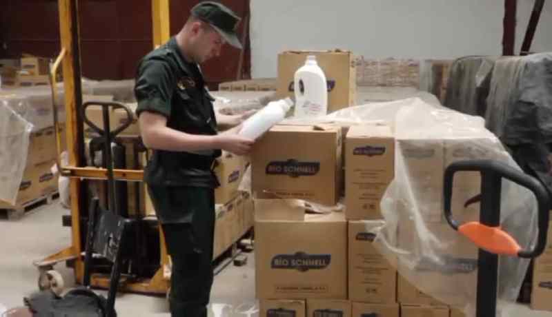 وهران: الدرك يكتشف مصنعا سريا لمواد التنظيف بمنطقة النجمة